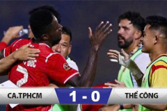 Kết quả CA TP.HCM 1-0 Thể Công: Olaha Mạnh Đức đẩy Thể Công vào khủng hoảng